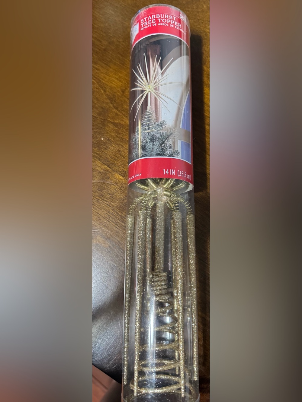 5/25 - Buy 5 for $25 Gold Starburst Tree Topper